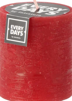 Online Everydays by Stumpenkerze Rustic dunkelrot 45 Std. D 7 H 8 cm Stumpenkerzen