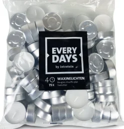 Best Everydays by Teelichter weiß 4 Std. 75 St. Teelichter