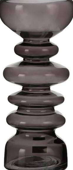 Discount Everydays by Vase Opals schwarz D 12 cm H 27 cm Vasen & Krüge|Blumentöpfe & Pflanzgefäße