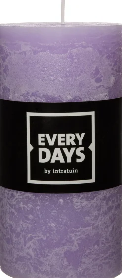 Everydays Stumpenkerze Rustic lila D 6,8 H 13 cm Stumpenkerzen