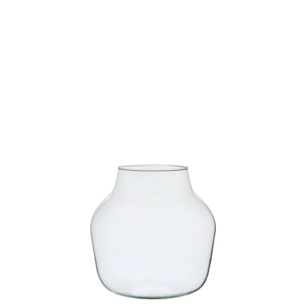 Outlet Everydays Vase Lucello Glas transparent D 19 cm H 19 cm Vasen & Krüge|Blumentöpfe & Pflanzgefäße
