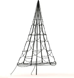 New Fairybell Lichterbaum H 185 cm mit 250 LEDs warmweiß Led Weihnachtsbäume (Außen)