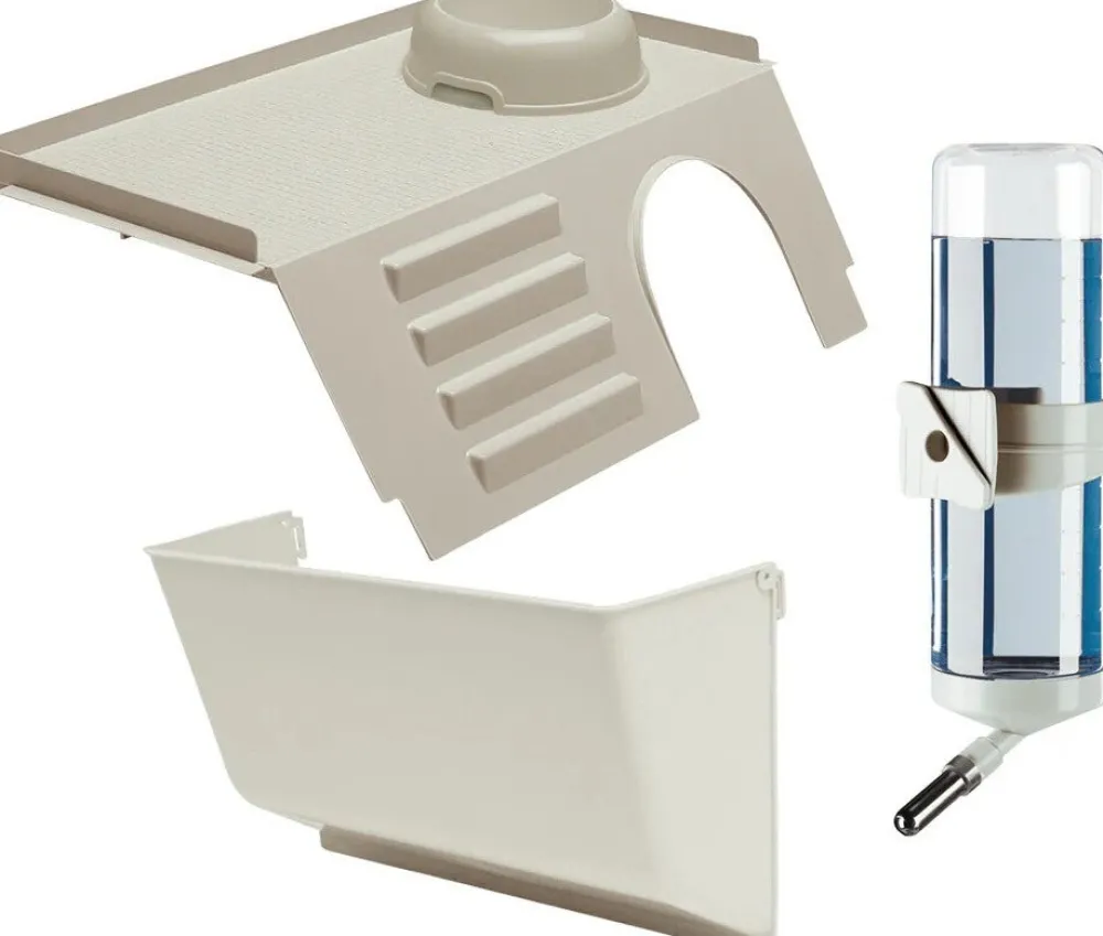 Hot Ferplast Kaninchenstall Arena 100 x 62,5 x 51 cm naturell / schwarz Kaninchenställe & -Käfige