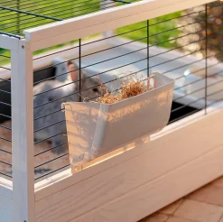 Hot Ferplast Kaninchenstall Arena 100 x 62,5 x 51 cm naturell / schwarz Kaninchenställe & -Käfige