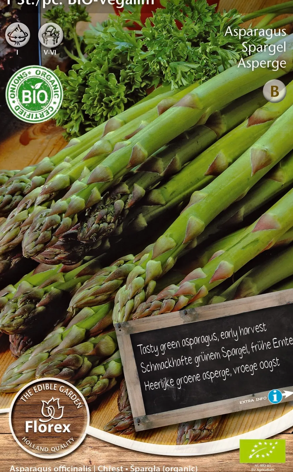 Sale Florex Bio Spargel (Asparagus 'Vitalim') Samen Gemüsesamen|Saatgut
