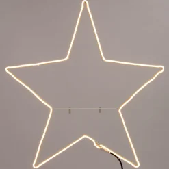 Discount Gartenstecker Stern D 80 cm mit 270 LEDs beleuchtet warmweiß Weihnachtsfiguren (Außen)