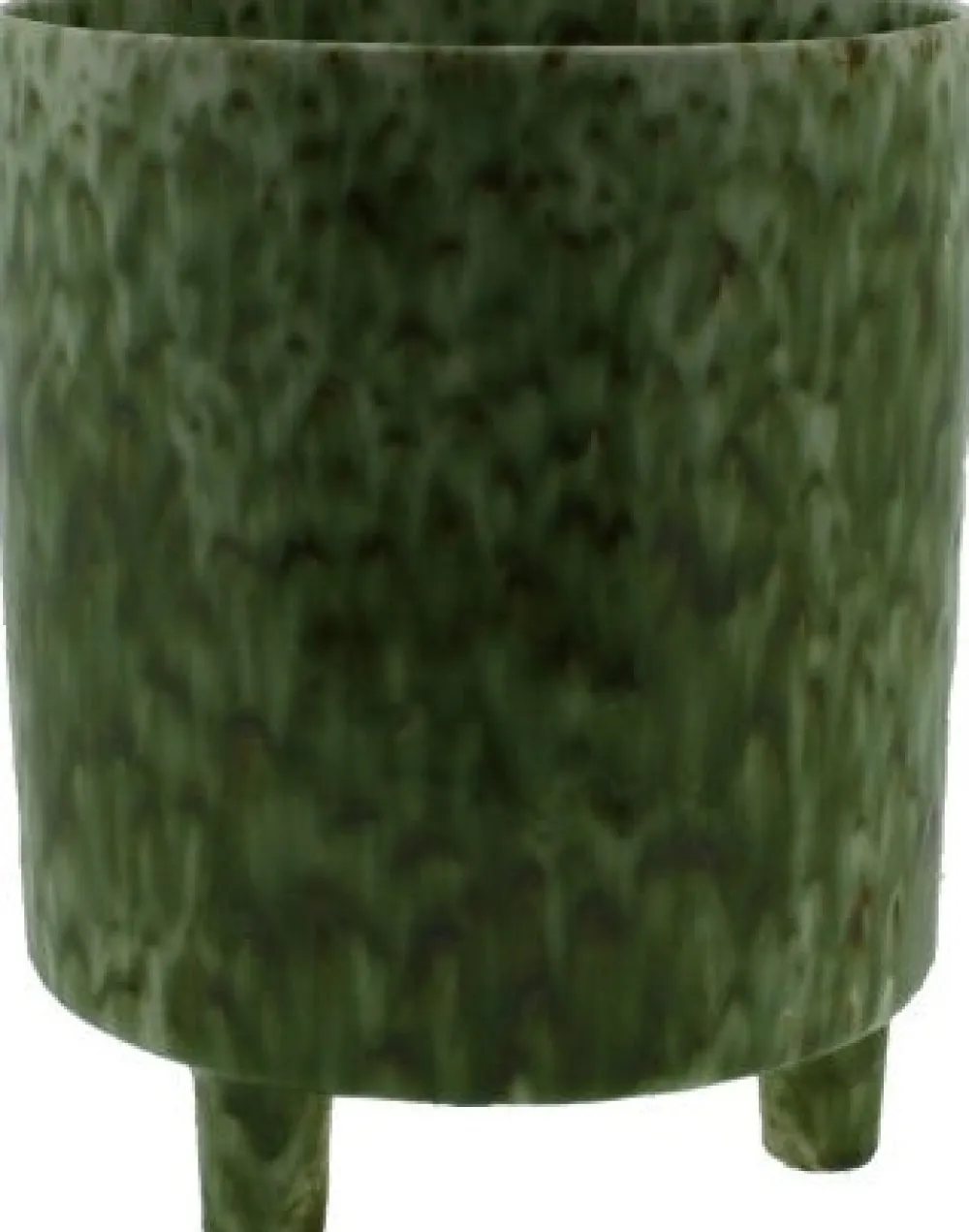 Outlet Gina Da Blumentopf mit Füßen Crus grün D 20 H 24 cm Blumentöpfe & Pflanzgefäße|Blumentöpfe