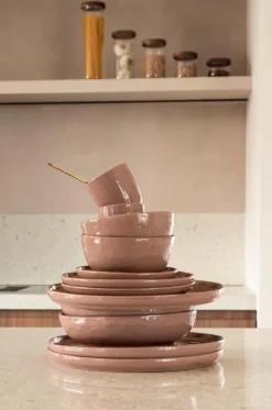 New Gusta Teller terracotta D 27 H 1,4 cm Geschirr & Gläser