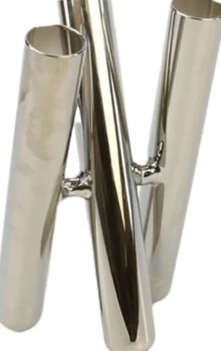 Discount HBX Vase silber 15 x 9 x 24 cm Vasen & Krüge|Blumentöpfe & Pflanzgefäße