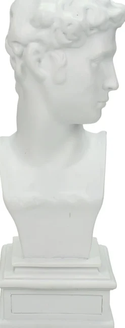 Sale HD Collection Kerzenständer Roman weiß 8,8 x 8,5 x 21,5 cm Kerzenständer