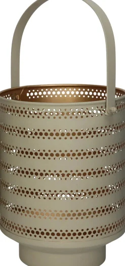 Clearance HD Collection Teelichthalter Sunset beige 21 x 19 x 25 cm Teelichthalter