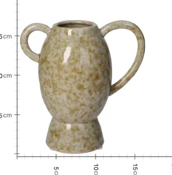 New HD Collection Vase braun 16 x 10 x 17,2 cm Vasen & Krüge|Blumentöpfe & Pflanzgefäße