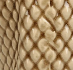 Discount HD Collection Vase Pollie braun D 9,5 H 28 cm Vasen & Krüge|Blumentöpfe & Pflanzgefäße