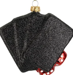 Outlet HD Collection Weihnachtsbaumschmuck Karten rot 11 x 3,9 x 11,7 cm Weihnachtskugeln & -Anhänger