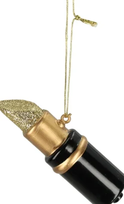 Outlet HD Collection Weihnachtsbaumschmuck Lippenstift schwarz 2,8 x 3 x 9,3 cm Weihnachtskugeln & -Anhänger