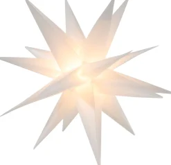 Best Hängelampe Stern weiß LED 35 x 35 cm warmweiß Weihnachtssterne