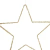 House of Seasons kerstfiguur Stern gold D 40 H 0,50 cm Weihnachtsdeko Zum Aufhängen|Weihnachtssterne