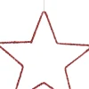 Sale House of Seasons kerstfiguur Stern rot D 40 H 0,50 cm Weihnachtsdeko Zum Aufhängen|Weihnachtssterne