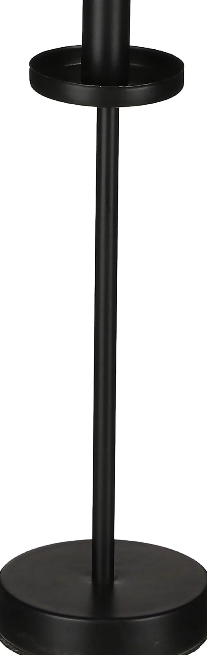Clearance House of Seasons Kerzenständer Coline schwarz 10 x 10 x 31 cm Kerzenständer