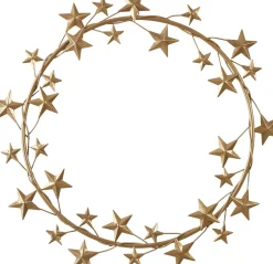 Online House of Seasons Wanddekoration Stern gold D 57 H 3 cm Weihnachtssterne|Weihnachtskränze