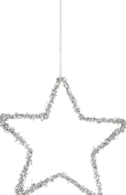 Sale House of Seasons Weihnachtsanhänger Stern silber D 15 cm Weihnachtsdeko Zum Aufhängen|Weihnachtssterne