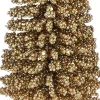 Clearance House of Seasons Weihnachtsdeko Baum gold D 11 H 40 cm Weihnachtsfiguren & -Objekte