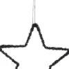Discount House of Seasons Weihnachtsanhänger Stern schwarz D 15 cm Weihnachtsdeko Zum Aufhängen|Weihnachtssterne
