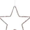Clearance House of Seasons Weihnachtsbaumschmuck Stern creme D 25 cm Weihnachtsdeko Zum Aufhängen|Weihnachtssterne