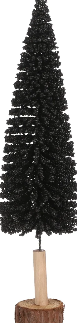 Online House of Seasons Weihnachtsdeko Baum schwarz D 12 H 50 cm Weihnachtsfiguren & -Objekte