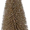 Clearance House of Seasons Weihnachtsschmuck Baum mit Clip gold D 7 H 18,5 cm 3 St. Weihnachtskugeln & -Anhänger