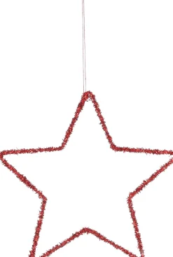 New House of Seasons Weihnachtsanhänger Stern gold D 25 cm Weihnachtsdeko Zum Aufhängen|Weihnachtssterne