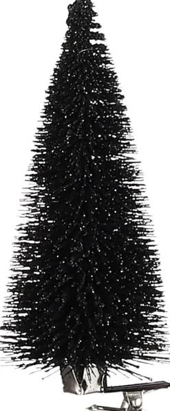 Online House of Seasons Weihnachtsschmuck Baum mit Clip schwarz 5 x 5 x 13 cm 6 St. Weihnachtskugeln & -Anhänger