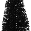 Outlet House of Seasons Weihnachtsschmuck Baum mit Clip schwarz D 6,5 H 16 cm 3 St. Weihnachtskugeln & -Anhänger