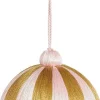 Hot House of Seasons Weihnachtskugel Jolly gold / rosa D 10 cm Weihnachtskugeln & -Anhänger