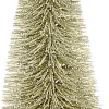 Discount House of Seasons Weihnachtsschmuck Baum mit Clip champagne D 5 H 13 cm 6 St. Weihnachtskugeln & -Anhänger