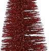 Clearance House of Seasons Weihnachtsschmuck Baum mit Clip rot D 5 H 13 cm 6 St. Weihnachtskugeln & -Anhänger