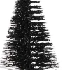 Outlet House of Seasons Weihnachtsschmuck Baum mit Clip schwarz D 4 H 9 cm 6 St. Weihnachtskugeln & -Anhänger