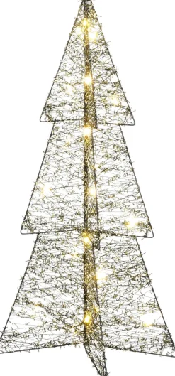 Sale House of Seasons Weihnachtsbaum 20 LEDs warmweiß 27 x 27 x 60 cm Alternative Weihnachtsbäume