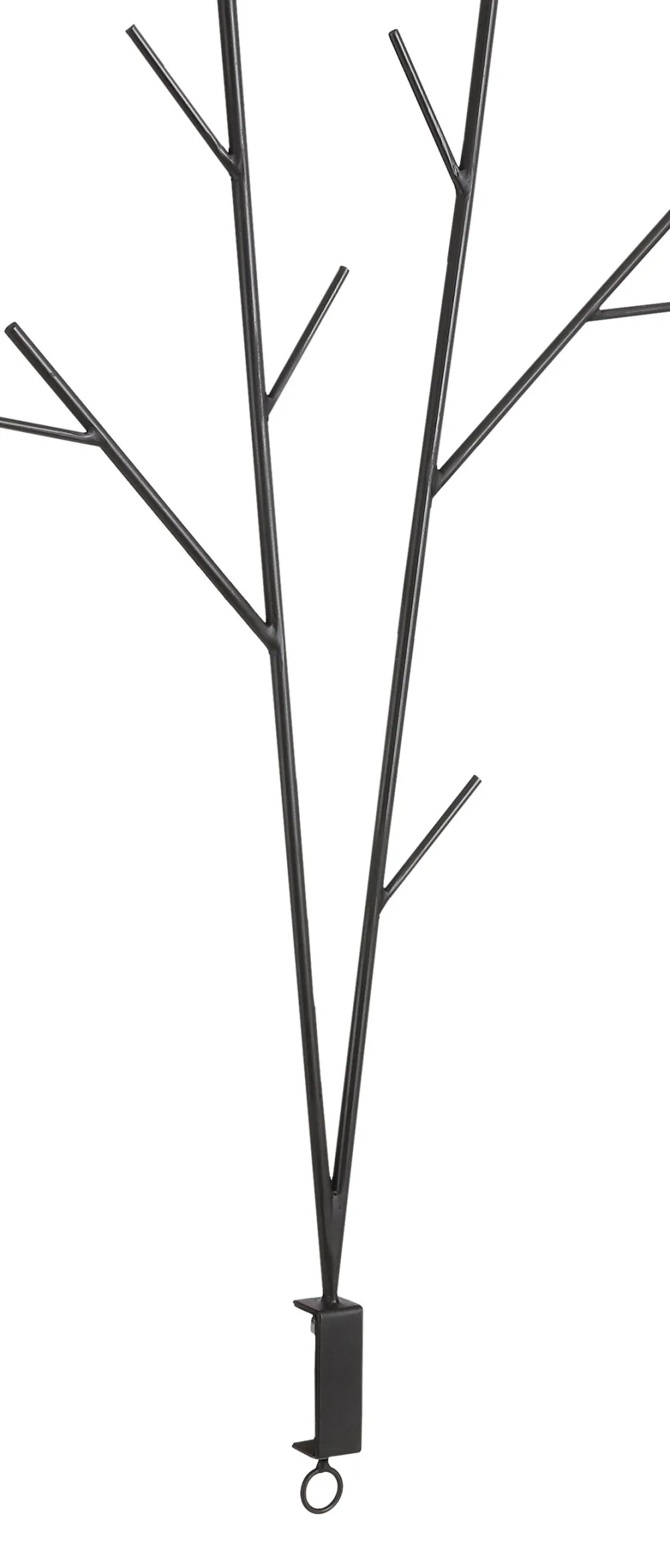 Sale House of Seasons Weihnachtsdeko Tischklemme Baum schwarz 52 x 3,5 x 97 cm Weihnachtskugelständer