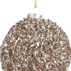 Hot House of Seasons Weihnachtskugel champagner D 8 cm Weihnachtskugeln & -Anhänger