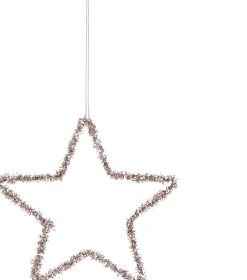 Hot House of Seasons Weihnachtsbaumschmuck Stern creme D 15 cm Weihnachtsdeko Zum Aufhängen|Weihnachtssterne