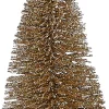 Hot House of Seasons Weihnachtsschmuck Baum mit Clip gold D 6,5 H 16 cm 3 St. Weihnachtskugeln & -Anhänger
