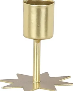 House of Seasons Kerzenständer gold D 6 H 6,2 cm Kerzenständer