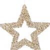 Outlet House of Seasons Weihnachtsbaumschmuck Stern Chris gold D 30 H 0,5 cm Weihnachtskugeln & -Anhänger