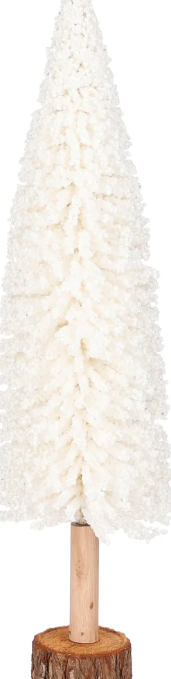 House of Seasons Weihnachtsdeko Baum Bella weiß D 12 H 50 cm Weihnachtsfiguren & -Objekte