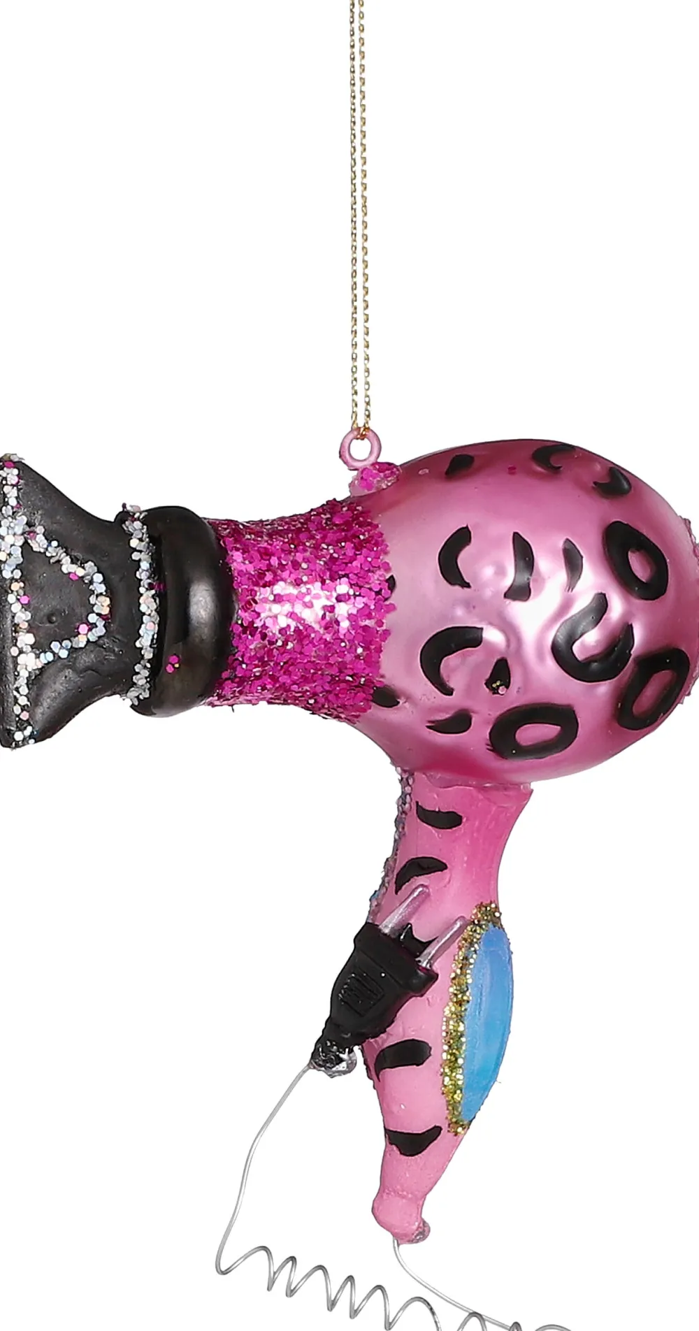 Online House of Seasons Weihnachtsbaumschmuck Föhn rosa 9,5 x 4,5 x 10,5 cm Weihnachtskugeln & -Anhänger