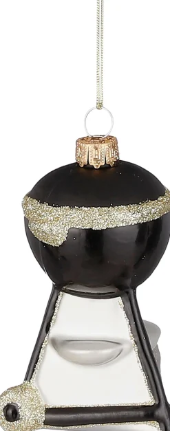 Sale House of Seasons Weihnachtsbaumschmuck Grill schwarz 6,5 x 6 x 11 cm Weihnachtskugeln & -Anhänger