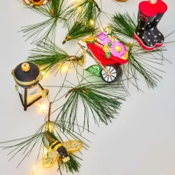 Sale House of Seasons Weihnachtsbaumschmuck Grill schwarz 6,5 x 6 x 11 cm Weihnachtskugeln & -Anhänger