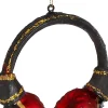 Outlet House of Seasons Weihnachtsbaumschmuck Kopfhörer rot 9,5 x 5 x 11 cm Weihnachtskugeln & -Anhänger