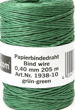 Best H&R the-wire-man Papierbindedraht Kristina grün 205 m Rankhilfen|Bindematerial
